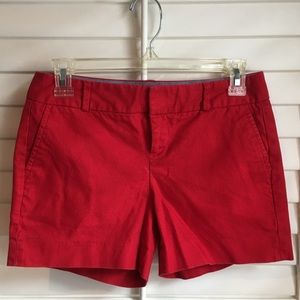 Banana republic red shorts 0P